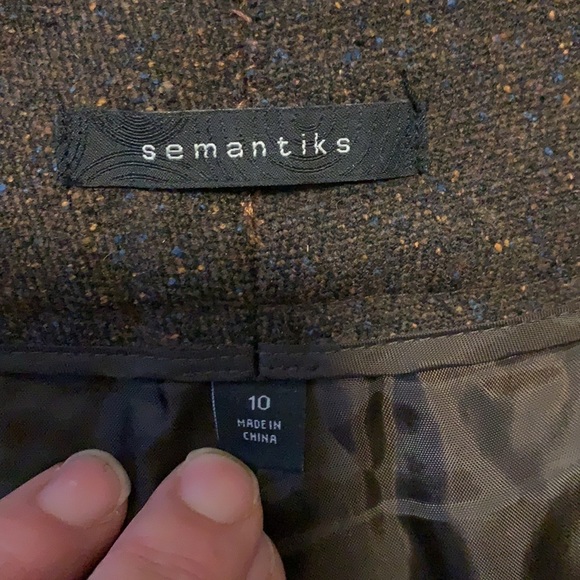 Nordstrom Semantiks Wool and Silk Work Pants - Picture 3 of 5